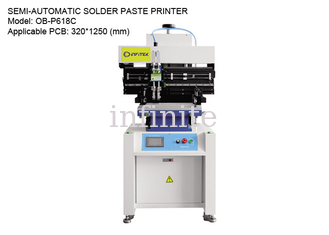 320*1250mm Soldeerpasta Zeefdrukmachine Stencil Printer Semi Automatische