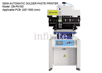 Slide Rail Soldeerpasta Printer Semi-automatisch voor 320 * 1500 mm PCB