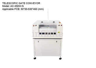 Ingesloten ontwerp SMT PCB-transportband 900 mm hoogte voor 50 * 50 - 445 * 350 mm PCB's