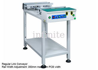 1,2 m 1,5 m PCB-inspectietransportband Verstelbare rail PCB-behandelingsapparatuur