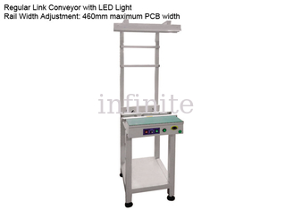 2m 2.5m Normale PCB Link Transportband Verstelbaar Met LED Licht