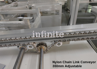 Metalen rollen SMT-transportband 4000 mm nylon ketting PCB-verbindingstransportband