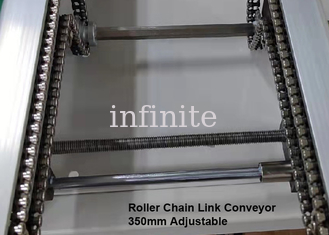 Lengte 3m 4m Rollenketting Transportband Instelbaar met Handslinger