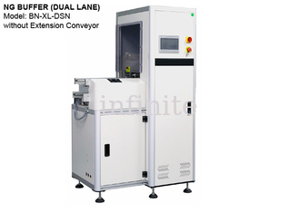 Dual Lane PCB-buffertransportband SMEMA-compatibel zonder verlengtransportband