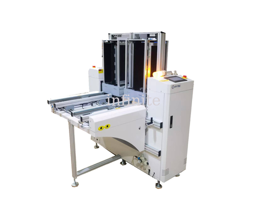 M-formaat Dual Rail SMT-lijnlader, 50 * 80 mm PCB-behandelingsapparatuur