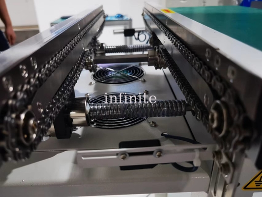 PLC Controle SMT Transportband ESD Rubber Aangepaste PCB-assemblageapparatuur na reflow-oven