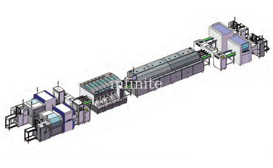 Hoge snelheid SMT-assemblagelijn Dual-Track bedradingsschema A