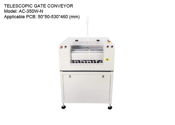 Ingesloten ontwerp SMT PCB-transportband 900 mm hoogte voor 50 * 50 - 445 * 350 mm PCB's