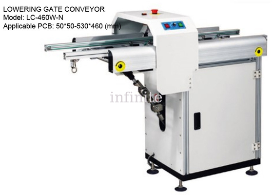 SMT-verlagende schuifpoorttransportband voor 50 * 50 - 530 * 460 mm PCB