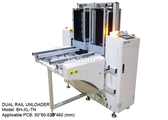 Dual Rail PCB Magazine Unloader 300VA PCB Loader en Unloader voor XL-formaat PCB's
