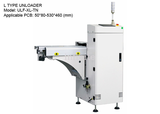40 mm Pitch PCB Magazine Unloader PLC-besturing voor XL-formaat PCB
