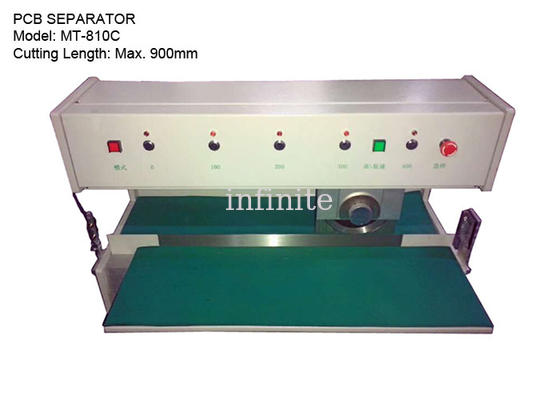Instelbare snelheid PCB-separator 900 mm maximale snijlengte