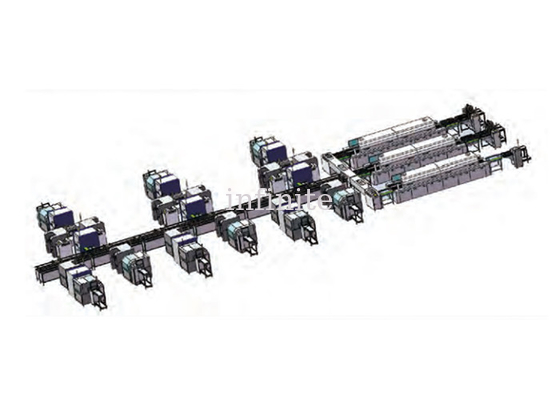 Multi-Wire SMT-assemblagelijn Drie Reflows Mesh Belt Reflow Oven Bedradingsschema