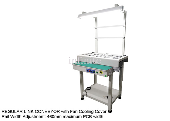 Fan Cooling SMT Conveyor Modulair ontwerp 460 mm verstelbare railbreedte