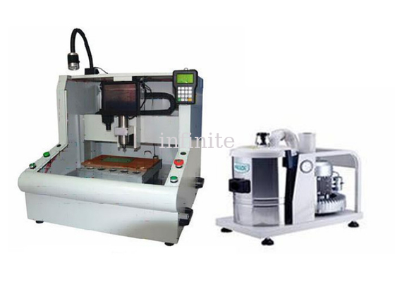 200 mm / sec PCB-draaitransportband 350 * 420 mm automatische PCB-snijmachine met XYZ-asbesturing