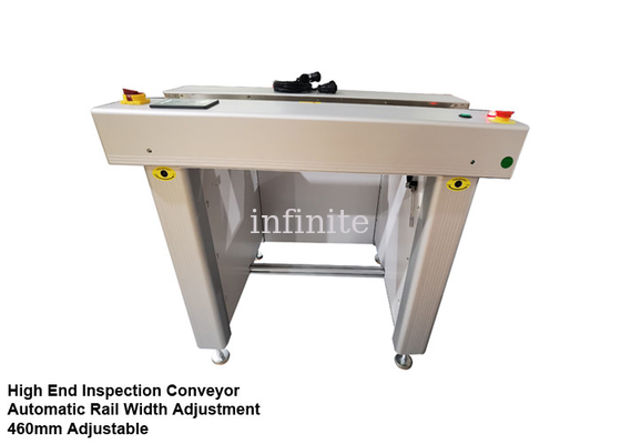 Hoogwaardige PCB-transportband 460 mm maximale PCB-breedte met automatische aanpassing van de railbreedte