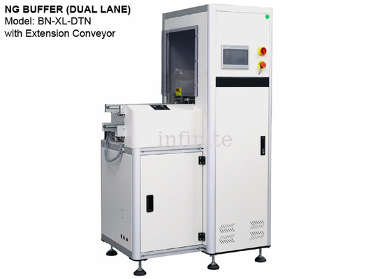 XL PCB-buffertransportband PLC-besturing, Dual Lane NG-buffer met verlengingstransportband