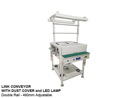 460 mm SMT-transportband PCB-behandelingsapparatuur 0,5 m lengte met LED-licht