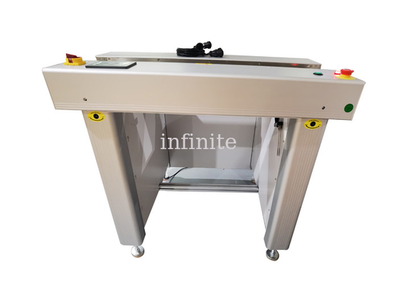 0,8 m tot 1 m PCB-inspectietransportband Dual Rail High End met stofkap