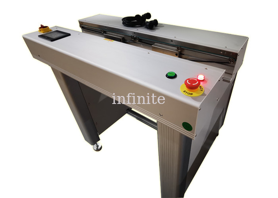 0,8 m tot 1 m PCB-inspectietransportband Dual Rail High End met stofkap